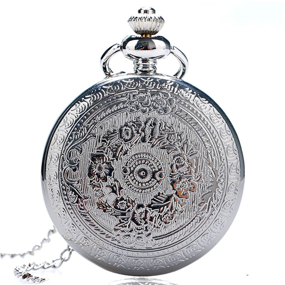 Reloj de bolsillo vintage Reloj de bolsillo de cuarzo con cadena
